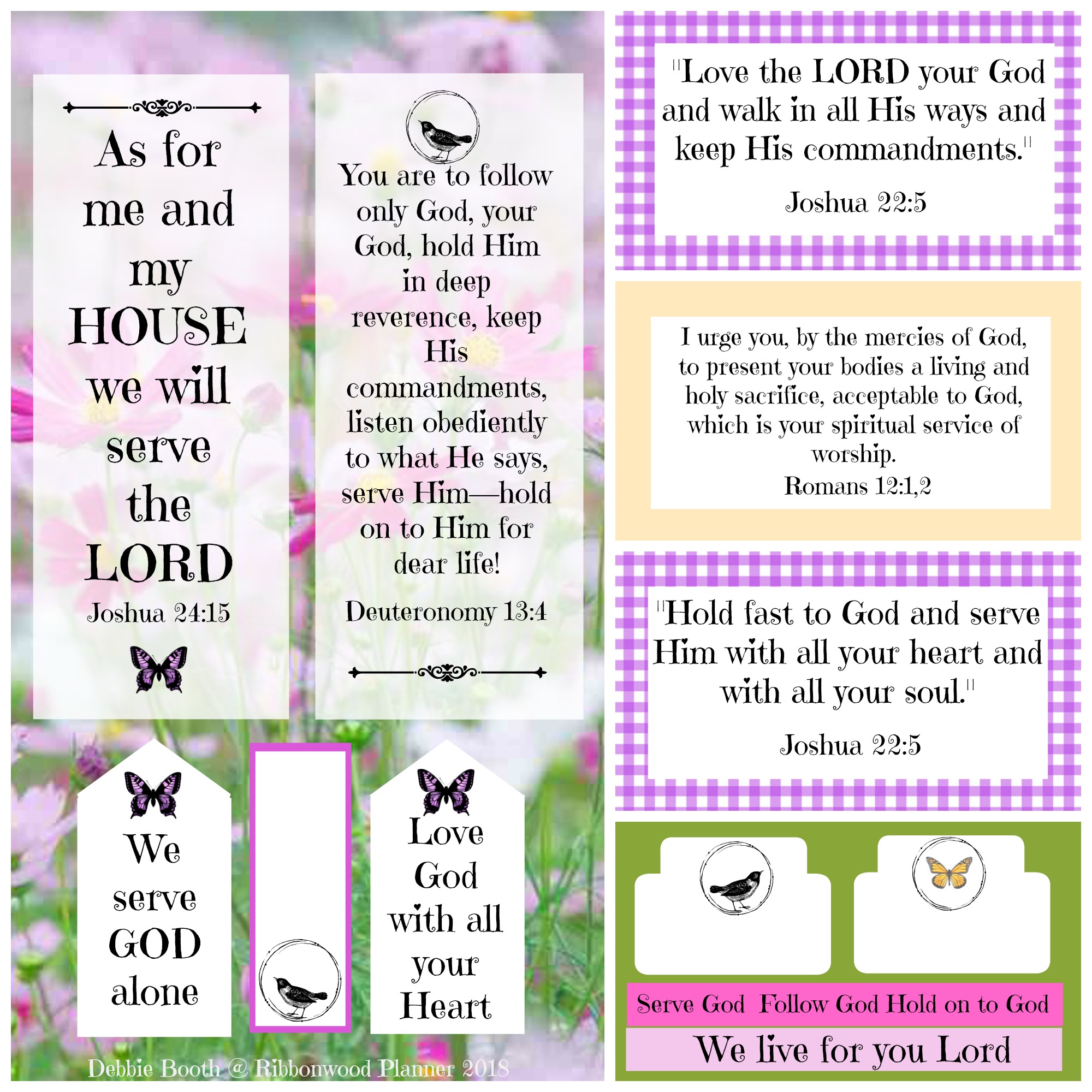 As for me and My House – Free Bible Journaling Printable